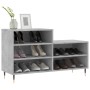 Mueble zapatero madera contrachapada gris hormigón 102x36x60 cm de vidaXL, Zapateros y organizadores de calzado - Ref: Foro24...