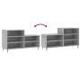 Concrete gray plywood shoe rack furniture 102x36x60 cm by vidaXL, Shoe racks and shoe organizers - Ref: Foro24-831384, Price:...