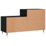 Mueble zapatero madera contrachapada negro 102x36x60 cm de vidaXL, Zapateros y organizadores de calzado - Ref: Foro24-831381,...