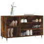 Smoked oak plywood shoe cabinet 102x36x60 cm by vidaXL, Shoe racks and shoe organizers - Ref: Foro24-831409, Price: 45,36 €, ...