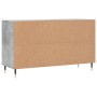 Mueble zapatero madera contrachapada gris hormigón 102x36x60 cm de vidaXL, Zapateros y organizadores de calzado - Ref: Foro24...