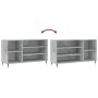 Concrete gray plywood shoe rack furniture 102x36x60 cm by vidaXL, Shoe racks and shoe organizers - Ref: Foro24-831408, Price:...