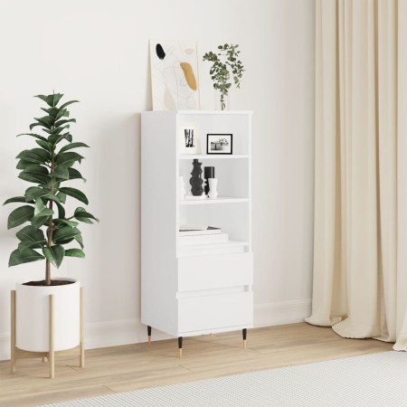 Tall white plywood sideboard 40x36x110 cm by vidaXL, Sideboards - Ref: Foro24-831500, Price: 69,36 €, Discount: %