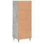 Aparador alto madera contrachapada gris hormigón 40x36x110 cm de vidaXL, Aparadores - Ref: Foro24-831504, Precio: 65,06 €, De...