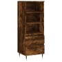 Aparador alto madera contrachapada roble ahumado 40x36x110 cm de vidaXL, Aparadores - Ref: Foro24-831505, Precio: 61,30 €, De...