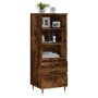 Aparador alto madera contrachapada roble ahumado 40x36x110 cm de vidaXL, Aparadores - Ref: Foro24-831505, Precio: 61,30 €, De...