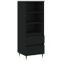 Tall black plywood sideboard 40x36x110 cm by vidaXL, Sideboards - Ref: Foro24-831501, Price: 56,08 €, Discount: %