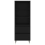 Tall black plywood sideboard 40x36x110 cm by vidaXL, Sideboards - Ref: Foro24-831501, Price: 56,08 €, Discount: %