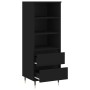 Tall black plywood sideboard 40x36x110 cm by vidaXL, Sideboards - Ref: Foro24-831501, Price: 56,08 €, Discount: %