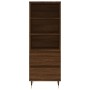 Aparador alto madera contrachapada roble marrón 40x36x110 cm de vidaXL, Aparadores - Ref: Foro24-831507, Precio: 46,78 €, Des...