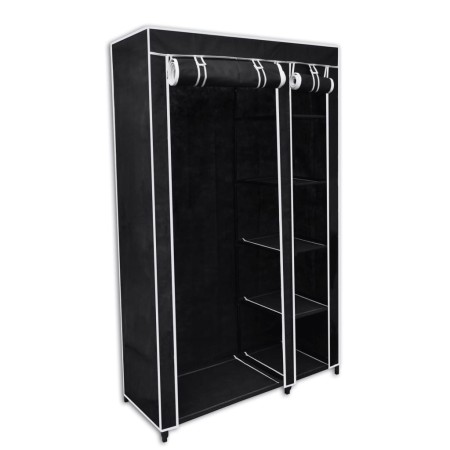 Klappschrank 110x45x175 cm schwarz von vidaXL, Kleiderschränke - Ref: Foro24-60719, Preis: 46,37 €, Rabatt: %