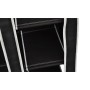 Armario plegable 110x45x175 cm negro de vidaXL, Armarios roperos - Ref: Foro24-60719, Precio: 46,51 €, Descuento: %