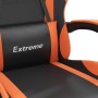 Silla gaming cuero sintético negro y naranja de vidaXL, Sillones para videojuegos - Ref: Foro24-3143872, Precio: 126,49 €, De...