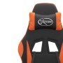 Silla gaming cuero sintético negro y naranja de vidaXL, Sillones para videojuegos - Ref: Foro24-3143872, Precio: 126,49 €, De...