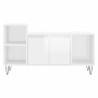 Mueble de TV madera contrachapada blanco brillo 100x35x55 cm de vidaXL, Muebles TV - Ref: Foro24-831318, Precio: 60,94 €, Des...