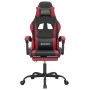 Gaming-Stuhl mit Fußstütze Kunstleder schwarz rot rot von vidaXL, Gaming-Stühle - Ref: Foro24-3143885, Preis: 134,44 €, Rabat...