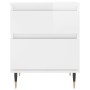 Bedside table made of glossy white plywood, measuring 40x35x50 cm. by vidaXL, Nightstands - Ref: Foro24-830656, Price: 45,31 ...