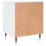 Bedside table made of glossy white plywood, measuring 40x35x50 cm. by vidaXL, Nightstands - Ref: Foro24-830656, Price: 45,31 ...