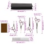 5-piece stainless steel dog grooming scissors set by vidaXL, Pet hair clippers - Ref: Foro24-172416, Price: 44,82 €, Discount: %