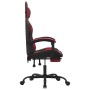 Gaming-Stuhl mit Fußstütze Kunstleder schwarz rot rot von vidaXL, Gaming-Stühle - Ref: Foro24-3143885, Preis: 134,44 €, Rabat...