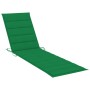 Sun loungers with table and cushion 2 units solid teak wood by vidaXL, Loungers - Ref: Foro24-3073176, Price: 612,07 €, Disco...