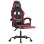 Gaming chair with footrest synthetic leather black red red by vidaXL, Gaming chairs - Ref: Foro24-3143885, Price: 134,99 €, D...