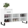 Mueble zapatero madera contrachapada blanco 102x36x60 cm de vidaXL, Zapateros y organizadores de calzado - Ref: Foro24-831372...