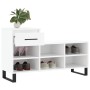 Mueble zapatero madera contrachapada blanco 102x36x60 cm de vidaXL, Zapateros y organizadores de calzado - Ref: Foro24-831372...