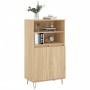 Aparador alto madera contrachapada color roble 60x36x110 cm de vidaXL, Aparadores - Ref: Foro24-831487, Precio: 76,99 €, Desc...