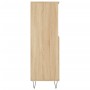 Aparador alto madera contrachapada color roble 60x36x110 cm de vidaXL, Aparadores - Ref: Foro24-831487, Precio: 76,99 €, Desc...