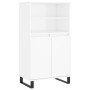 High glossy white plywood sideboard 60x36x110 cm by vidaXL, Sideboards - Ref: Foro24-831494, Price: 101,19 €, Discount: %