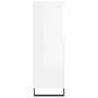 High glossy white plywood sideboard 60x36x110 cm by vidaXL, Sideboards - Ref: Foro24-831494, Price: 101,19 €, Discount: %