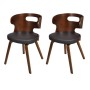 Dining chairs 2 units brown synthetic leather by vidaXL, dining chairs - Ref: Foro24-240707, Price: 238,82 €, Discount: %