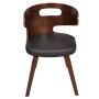 Dining chairs 2 units brown synthetic leather by vidaXL, dining chairs - Ref: Foro24-240707, Price: 238,82 €, Discount: %