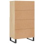 High oak-colored plywood sideboard 60x36x110 cm by vidaXL, Sideboards - Ref: Foro24-831495, Price: 92,58 €, Discount: %