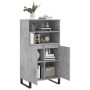 Concrete gray plywood tall sideboard 60x36x110 cm by vidaXL, Sideboards - Ref: Foro24-831496, Price: 83,99 €, Discount: %