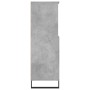 Aparador alto madera contrachapada gris hormigón 60x36x110 cm de vidaXL, Aparadores - Ref: Foro24-831496, Precio: 78,21 €, De...