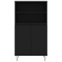 Aparador alto madera contrachapada negro 60x36x110 cm de vidaXL, Aparadores - Ref: Foro24-831485, Precio: 96,03 €, Descuento: %