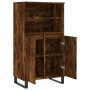 Tall smoked oak plywood sideboard 60x36x110 cm by vidaXL, Sideboards - Ref: Foro24-831497, Price: 83,99 €, Discount: %