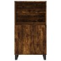 Tall smoked oak plywood sideboard 60x36x110 cm by vidaXL, Sideboards - Ref: Foro24-831497, Price: 83,99 €, Discount: %