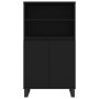 Aparador alto madera contrachapada negro 60x36x110 cm de vidaXL, Aparadores - Ref: Foro24-831493, Precio: 84,99 €, Descuento: %