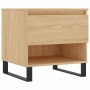 2 units of Sonoma oak engineered wood coffee tables 50x46x50cm by vidaXL, Coffee table - Ref: Foro24-830931, Price: 69,94 €, ...