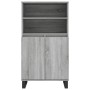 Tall gray Sonoma plywood sideboard 60x36x110 cm by vidaXL, Sideboards - Ref: Foro24-831498, Price: 86,99 €, Discount: %