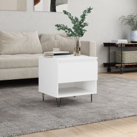 White engineered wood coffee table 50x46x50 cm by vidaXL, Coffee table - Ref: Foro24-830908, Price: 35,36 €, Discount: %