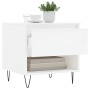 Center tables 2 pcs glossy white engineered wood 50x46x50 cm by vidaXL, Coffee table - Ref: Foro24-830913, Price: 65,53 €, Di...