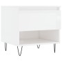 Center tables 2 pcs glossy white engineered wood 50x46x50 cm by vidaXL, Coffee table - Ref: Foro24-830913, Price: 65,53 €, Di...