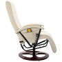 Cremeweißer Massagesessel aus Kunstleder von vidaXL, Elektrische Massagesessel - Ref: Foro24-60312, Preis: 304,99 €, Rabatt: %