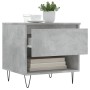 Coffee tables 2 pcs concrete gray engineered wood 50x46x50 cm by vidaXL, Coffee table - Ref: Foro24-830917, Price: 60,10 €, D...