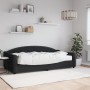 Sofá cama con colchón tela negro 100x200 cm de vidaXL, Camas y somieres - Ref: Foro24-3197519, Precio: 392,63 €, Descuento: %