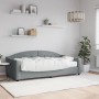 Sofa bed with light gray fabric mattress 90x190 cm by vidaXL, Beds and slatted bases - Ref: Foro24-3197522, Price: 349,77 €, ...